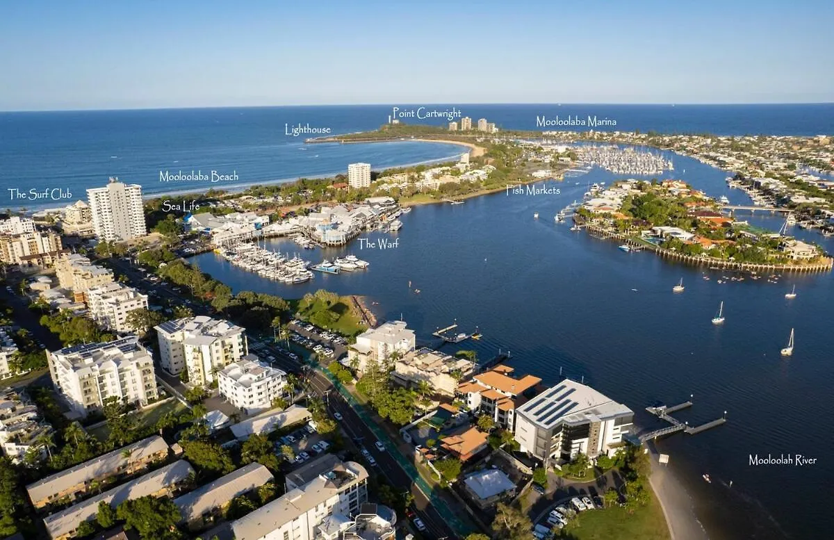 Incredible Beachside Penthouse-Riva11 Mooloolaba Apartment